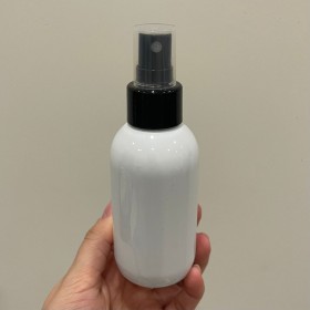 Envase de PLÁSTICO BLANCO 125ml + tapa spray negro