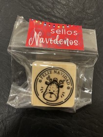  sello navideño modelo 1 3x3cm