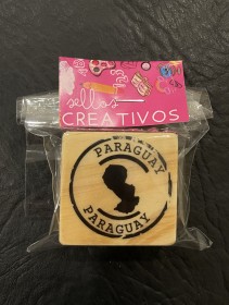 sello Paraguay modelo 2 4x4cm 