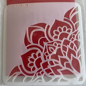 Stencil 10x10 mandala 5