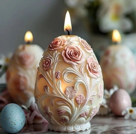 Molde de silicona huevo de pascua