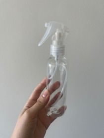Envase de PLÁSTICO TRANSPARENTE 150ml +tapa GATILLO TRANSPARENTE