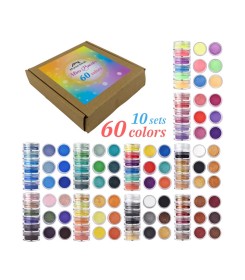 Set pigmento mica Monte Resin 60 colores