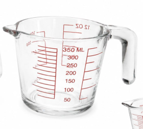 Jarra medidora de vidrio 350ml