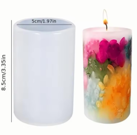 Molde de silicona cilindro 5x8.5cm