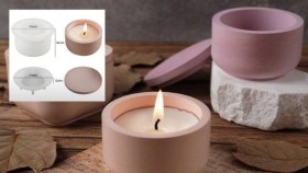 Molde de recipiente/ contenedor con tapa 