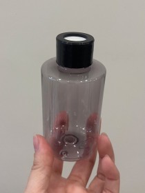 Envase de PLÁSTICO FUME 125ml + tapa difusora negra 