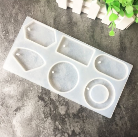 molde de silicona set de colgantes x 6 cavidades modelo 1
