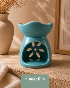 hornito de flor turquesa