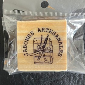  sello emprendedor 4x4cm jabones artesanales modelo 12