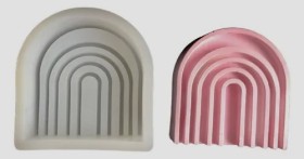 Molde de silicona de arcoíris 