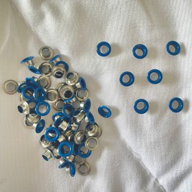 ojales AZULES 200 unidades aprox