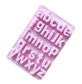 molde de silicona abc minusculas grandes