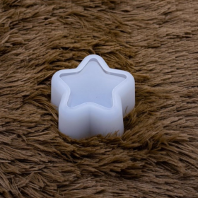 molde de silicona recipiente/ contenedor/ maceta de estrella modelo 1