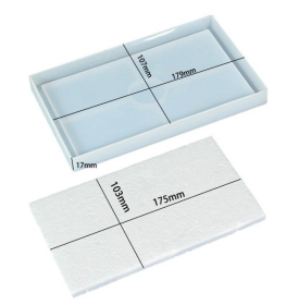 molde de silicona bandeja rectangular 18x11.5CM