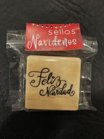  sello navideño modelo 5 4x4cm  