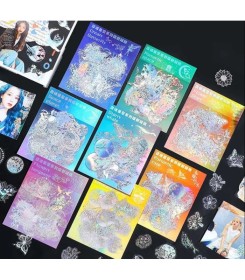 Stickers tornasol modelo Flowery Language