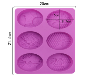Molde de silicona panal de abeja modelo 2