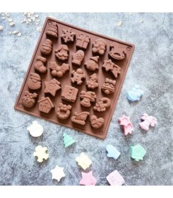 Molde de silicona navideño modelo 1