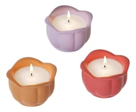Molde de recipiente/ contenedor de rosa para velas 2