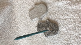 Porta incienso mano de Fátima 