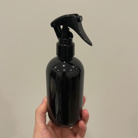 envase de plástico NEGRO de 250ml + gatillo negro