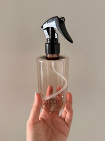 envase de plástico MARRÓN CLARO de 250ml + gatillo negro