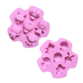 molde de silicona de dibujos animados