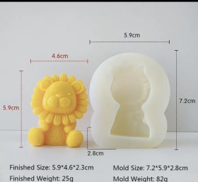 Molde de silicona Leon