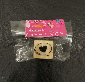  sello decorativo 2x2cm modelo 4