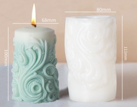 Molde cilíndro borde espiral 111*90mm