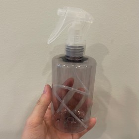 envase de plástico FUME CLARO de 250ml + gatillo traslucido