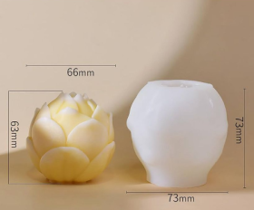 molde de silicona modelo 5: flor de loto