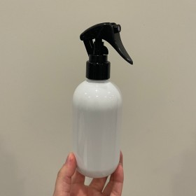 envase de plástico BLANCO de 250ml + gatillo negro