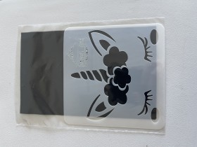 Stencil 10x10 Unicornio 1