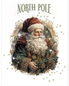 Lámina termotransferible GLITTER PEQUEÑO navidad 6