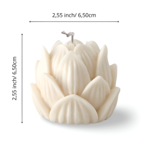 molde de silicona modelo 5: flor de loto
