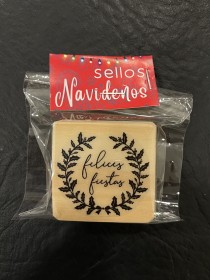  sello navideño modelo 2 4x4cm 