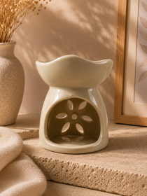 hornito de flor beige