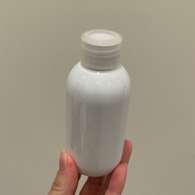 Envase de PLÁSTICO BLANCO 125ml + tapa difusora traslucida