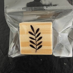  sello botánico 3x3cm modelo 1