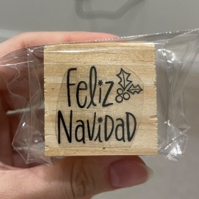 Sello 3x3cm Feliz navidad modelo 5