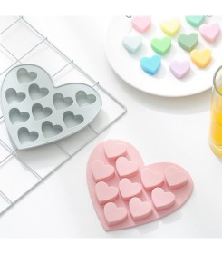 Corazones x10 cavidades