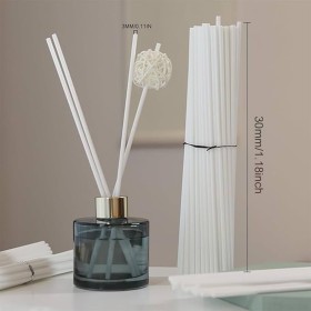 Varilla de fibra blanca