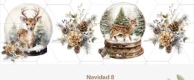 Lamina UV Navidad 8