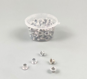 ojales plateados 200 unidades aprox