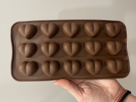 Molde corazones x15 divisiones