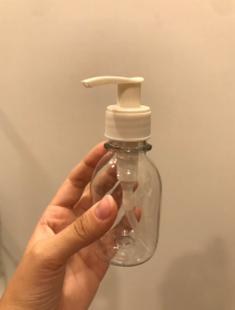 Envase con tapa para crema/jabón líquido 120ml