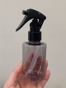 Envase de PLÁSTICO FUME 125ml + tapa gatillo NEGRO