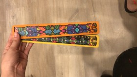 Porta incienso estampado